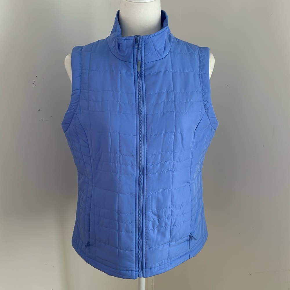 Exertek Blue Quilted Vest sz M